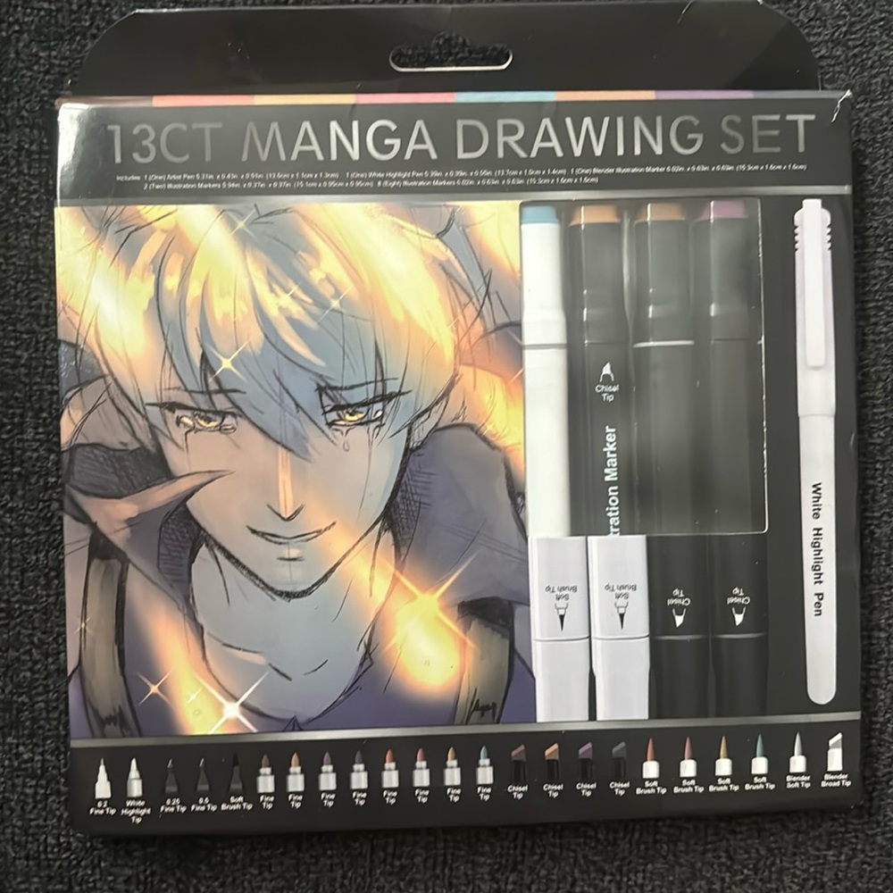 13 ct Manga Drawing Set